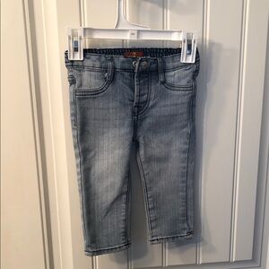 7 For All Mankind Light Blue Denim Jeans. Size 12 months